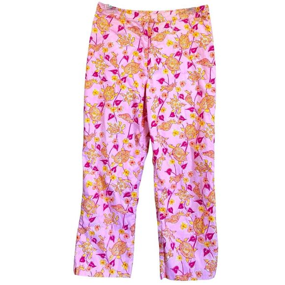 Lilly Pulitzer Pants - NWT Lilly Pulitzer size 8 sunset pink turtle soup